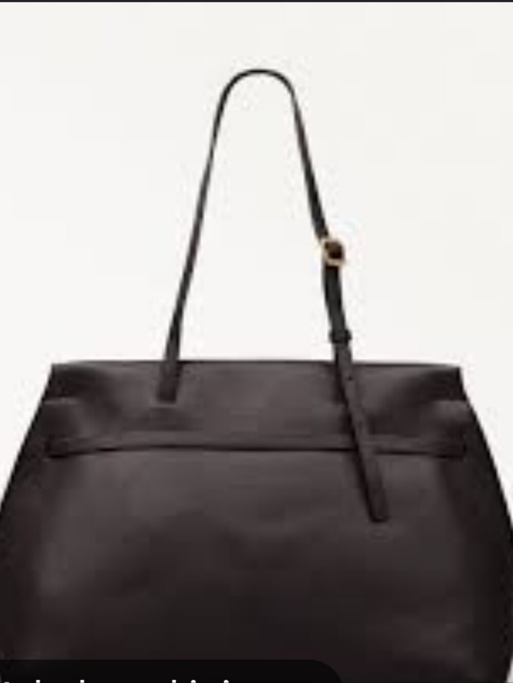 RADLEY LONDON Dark Brown Leather Tote with Slim Belt Detail - Picture 4 of 4
